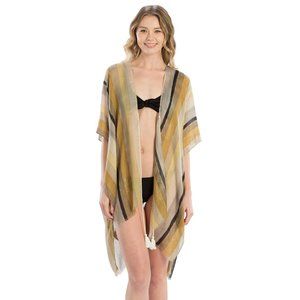 LOF Multi Color Striped Printing Cover Up